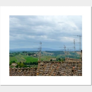 Tuscany from the Rooftops Posters and Art